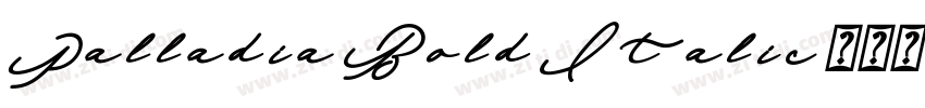 Palladia Bold Italic字体转换
